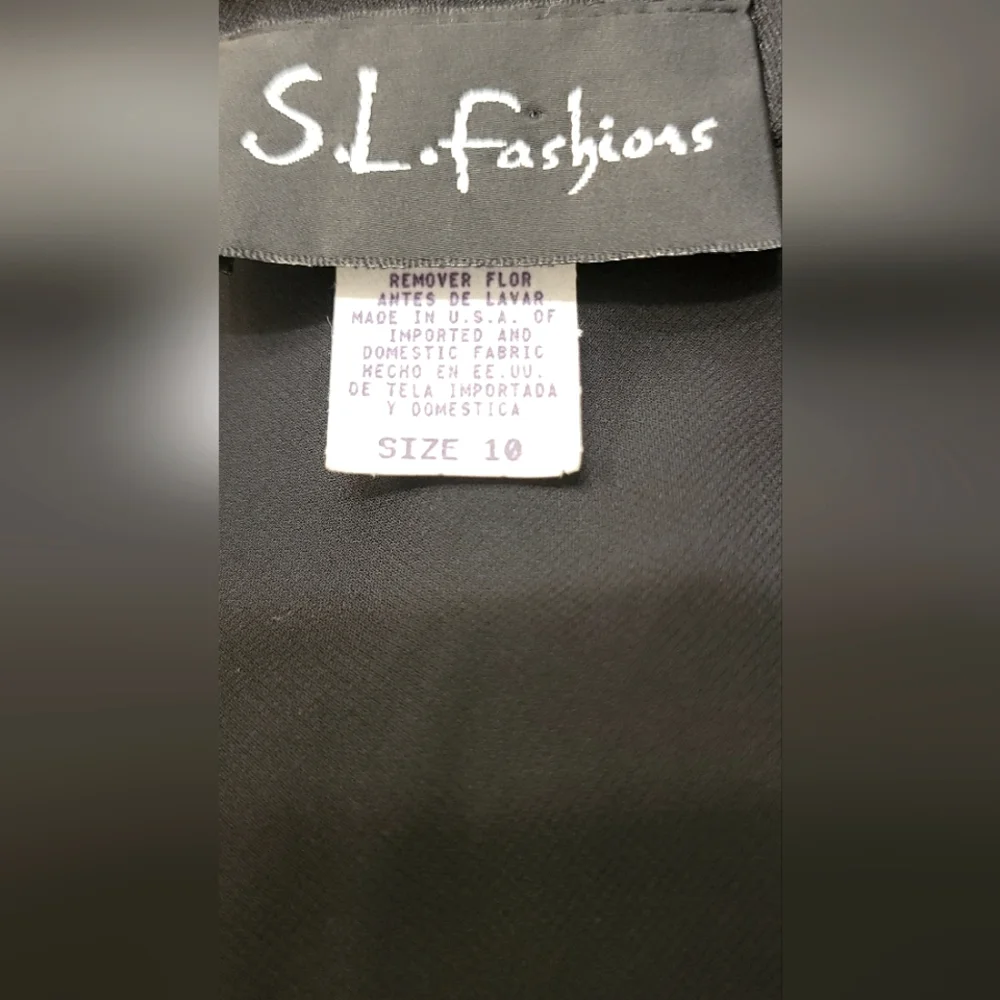 SL Fashions Sheer Layered Tier Spaghetti Strap Midi Dress - Picture 6 of 8